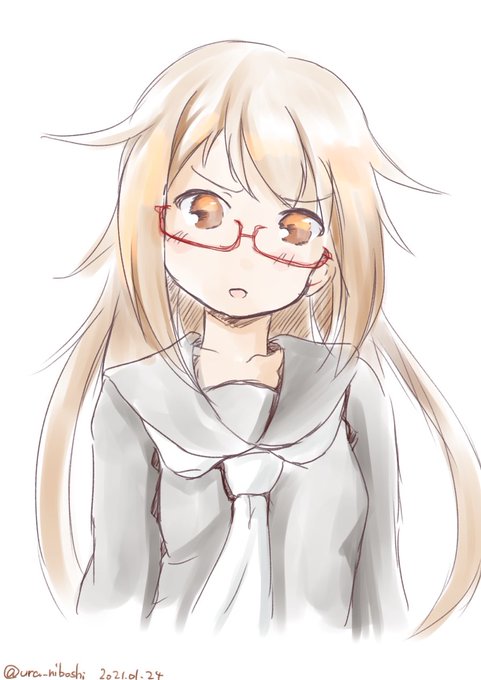 望月さん
#艦これ版深夜の真剣お絵描き60分一本勝負
#艦これ版真剣お絵描き60分一本勝負_20210124 