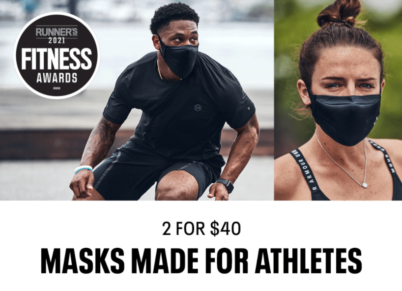 Ad: 2 for $40 + FREE shipping on Under Armour Sportsmask => tidd.ly/35pshsy