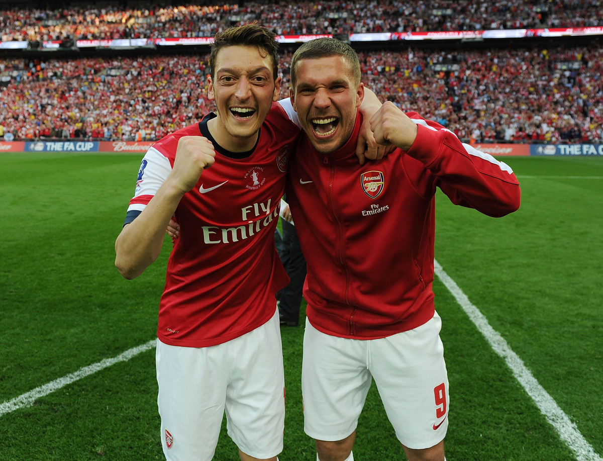 Ozil helped the Gunners break their nine-year trophy drought by lifting the FA Cup in his first season at the club 
