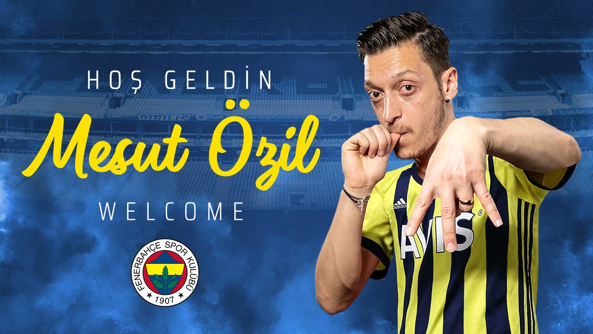 FENERBAHÇE'MİZE HOŞ GELDİN! @MesutOzil1088 💛💙🧿