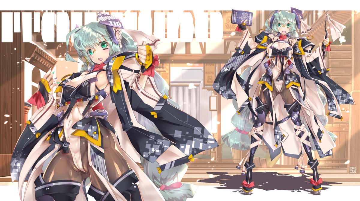 「さてpixivリクエスト完了。
V-tuberのイトッポイドさんからのリクエスト」|川上稔のイラスト