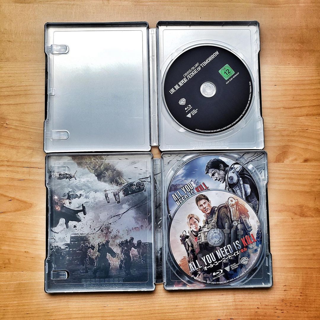 thesteelbookguy's tweet photo. All You Need Is Kill [Edge of Tomorrow JPN Edition]

Deja Vu? All You Need Is Kill?

Let me explain:

Edge of Tomorrow is an adaptation of a #Manga called All You Need Is Kill written by Ryōsuke Takeuchi! 

#allyouneediskill #edgeoftomorrow #steelbook #Ryosuketakeuchi https://t.co/tVIPvh3DC2