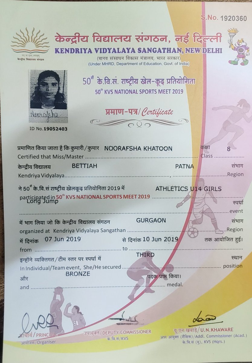 KBettiah's tweet photo. #NationalGirlChildDay2021#deshkibeti
Noorafsha Khatoon student of class 9 K V Bettiah https://t.co/b63AmualUO