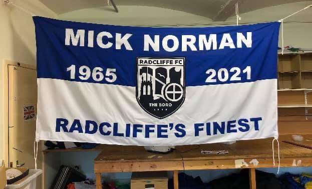 radcliffeboro's tweet photo. The club are deeply saddened to hear of the passing of Mick Norman. 

A beloved fan of the club who will be sorely missed.

We send our condolences to the family and friends of Mick during this sad time. 💙 https://t.co/CAx2s6mwqQ
