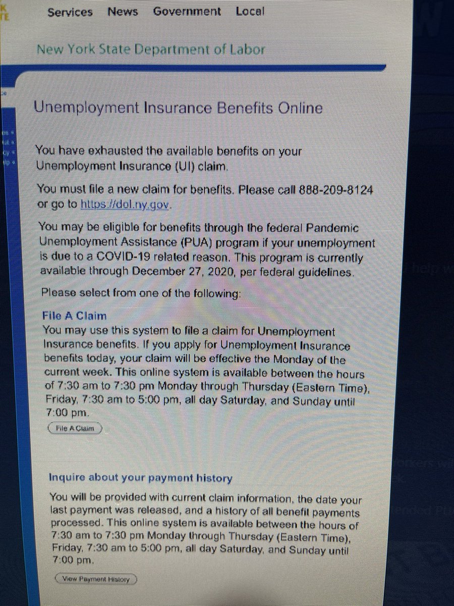 jaybobaggin's tweet photo. @NYSLabor I was told by 7 reps my unemployment would work today when I tried to claim.. still isn’t working, my family is hungry and electric is off next week. Please help! I’m at my end :( I have this error and every rep says it is fixed ands not ! Can’t claim again! https://t.co/c7sxv1eTuD