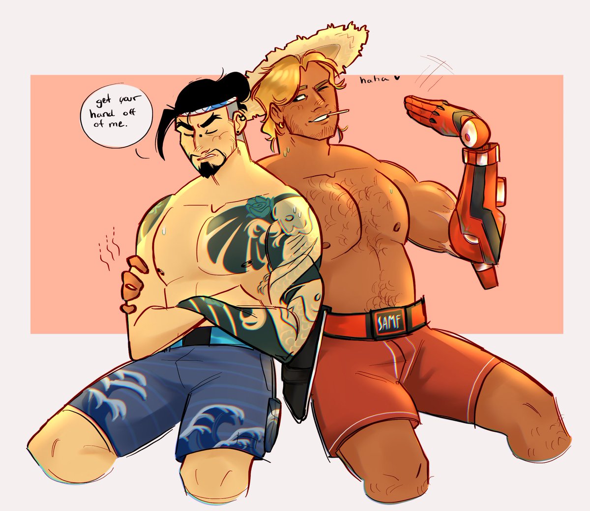 Redraw of my first mchanzo drawing!! 🔥🔥🔥
#mchanzo #mccree #hanzo #redraw