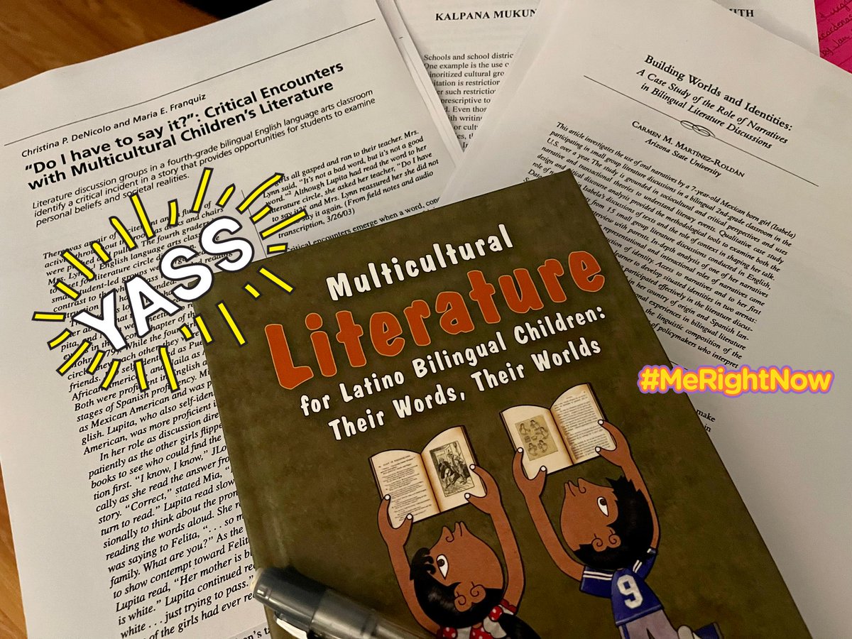 genevie79cr's tweet photo. Articles printed and ready to go! Squeezing in morning reading time before everyone wakes!!! #MulticulturalLiterature <—You know I’m loving this course, right? 📚☺️♥️ #BilingualReadingSpecialistCertification #UTSA https://t.co/wigkYXgBxt