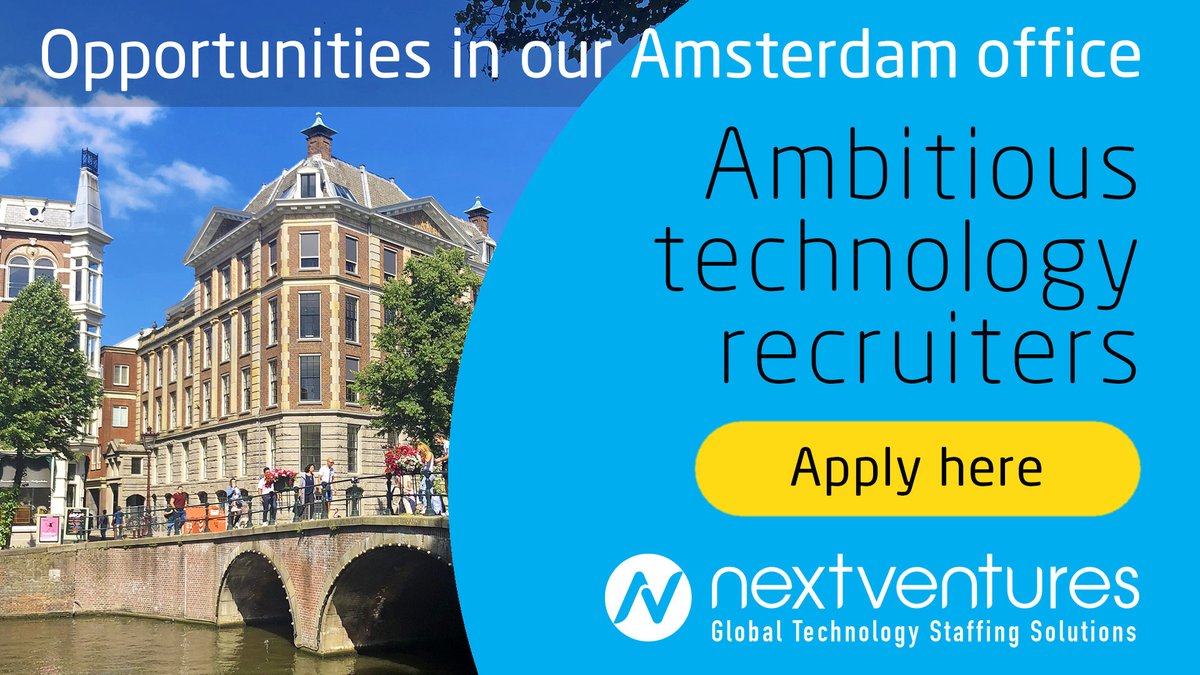 Next__Ventures's tweet photo. We are now delighted to announce the expansion of our existing team in Amsterdam.
#ITrecruitmentjob
#workinAmsterdam
#Techhub
#ITrecruitmentcareer
https://t.co/N1fDQPoYS9 https://t.co/yOQV1DoXCX