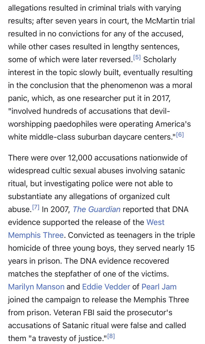 (As someone who lived through the Satanic Panic  & had studied it for decades I can say Wikipedia is extremely accurate here). https://en.m.wikipedia.org/wiki/International_Society_for_the_Study_of_Trauma_and_Dissociation#History The ISSTD was established in 1984 (during the Satanic Panic) by so called experts in recovered memory syndrome (junk >>>