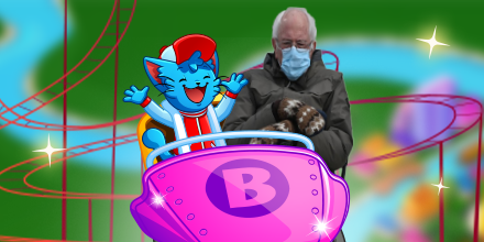 BINGOBlitz's tweet photo. Blitzy &amp; Bernie
#berniesmittens #BernieSandersmemes #BernieSanders https://t.co/blg6JPz0Ir