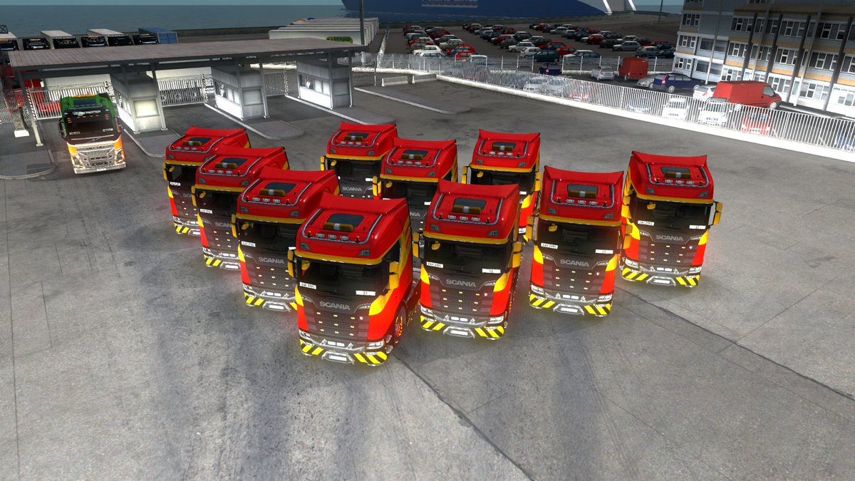 EireAgri's tweet photo. Big thanks to @ConSecGroup for their great  service last night on @TruckersMP while we had our birthday #convoy on @ProModsETS2 . we look forward to working with ye again in the future. #eireagrihaulage #convoycontrol 
https://t.co/XXsX0JPrxI https://t.co/IzHUWuhFkQ