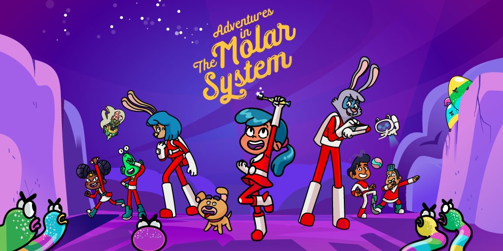 Dr. Rabbit &amp; the whole “Adventures in the Molar System” crew want to empower your kids to build good #oralhealth habits for life. Check out bit.ly/31A36BY for these #fun animated tales and much more! #EducationDay #ZeroCavities <a href="/ColgateBSBF/">ColgateBSBF</a>