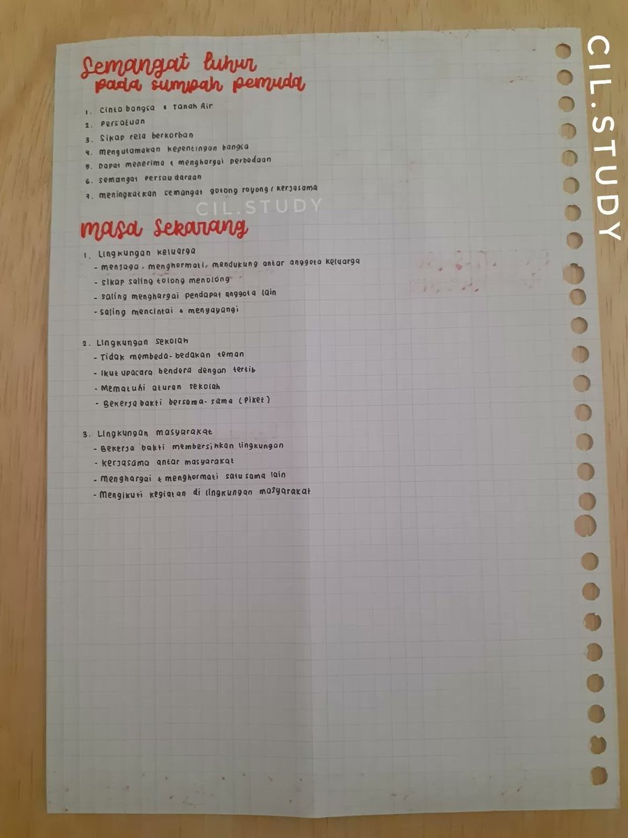 clearnote_id's tweet image. 🇮🇩 PKN KELAS 8: SUMPAH PEMUDA 🇮🇩

🌟 Catatan ziztudy
clearnotebooks.com/id/notebooks/1…

🌟 Catatan cil.study

#studygram #rangkuman #sumpahpemuda