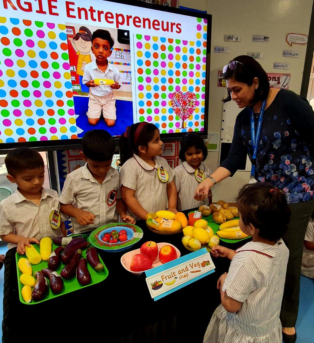 I was nominated by @jayarajvenetia to post 7 pictures from my life as an educator.
Day 2: Little lives, big opportunities. 🌈✨💫#YoungEntreprenuers #Changemakers #Educators #BrightTomorrow Today, I nominate <a href="/AanchalAlimcha1/">Kind Hands-KG1F (Ms Aanchal) -Gems NMS</a> to post 7 highlights from her journey as an educator.
