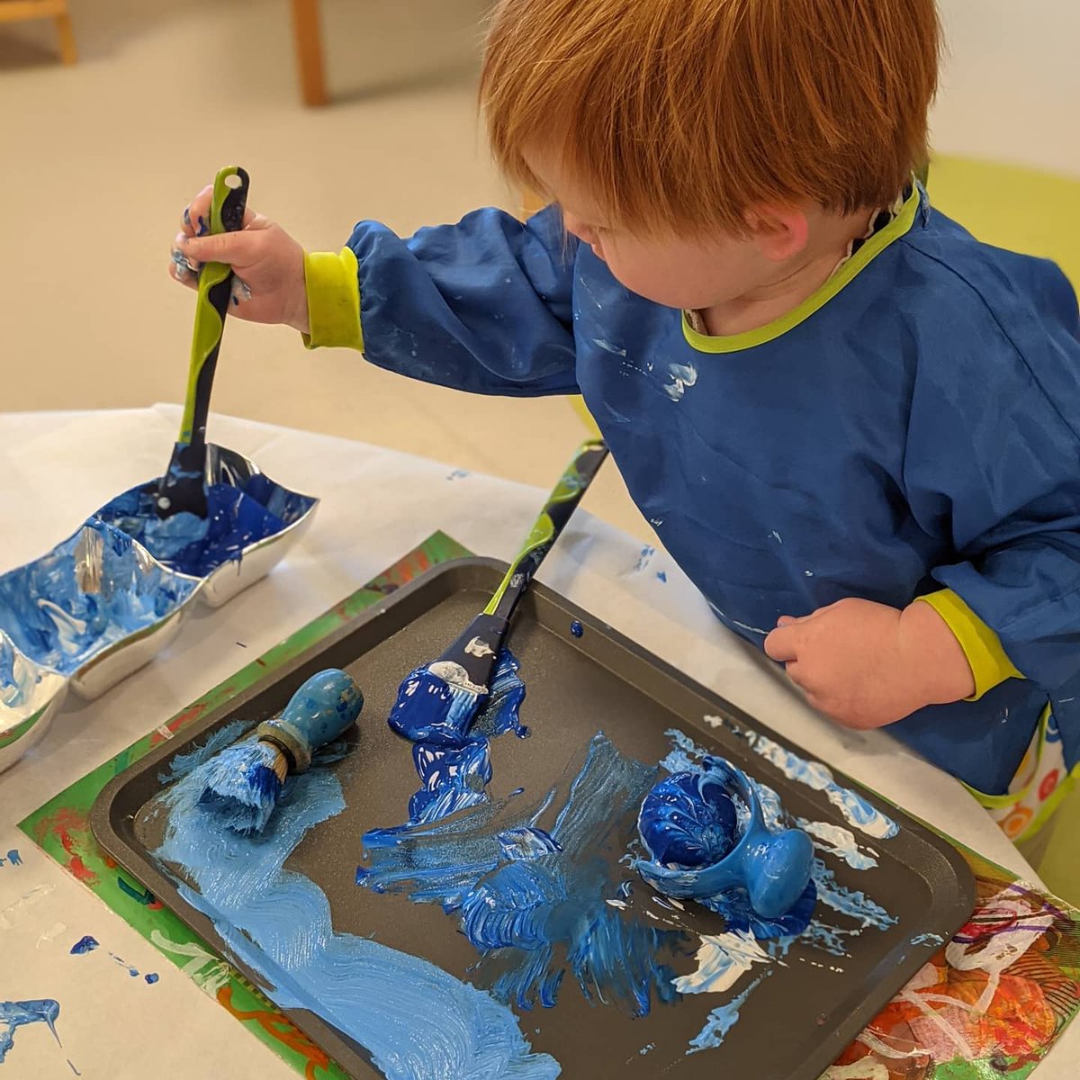 ccdshurlburt's tweet image. Process art is the BEST kind of art. It strengthens fine motor skills AND allows children to explore open-ended activities that encourage creative and critical thinking! #WeAreCountryDay #ccdslearning @countryday