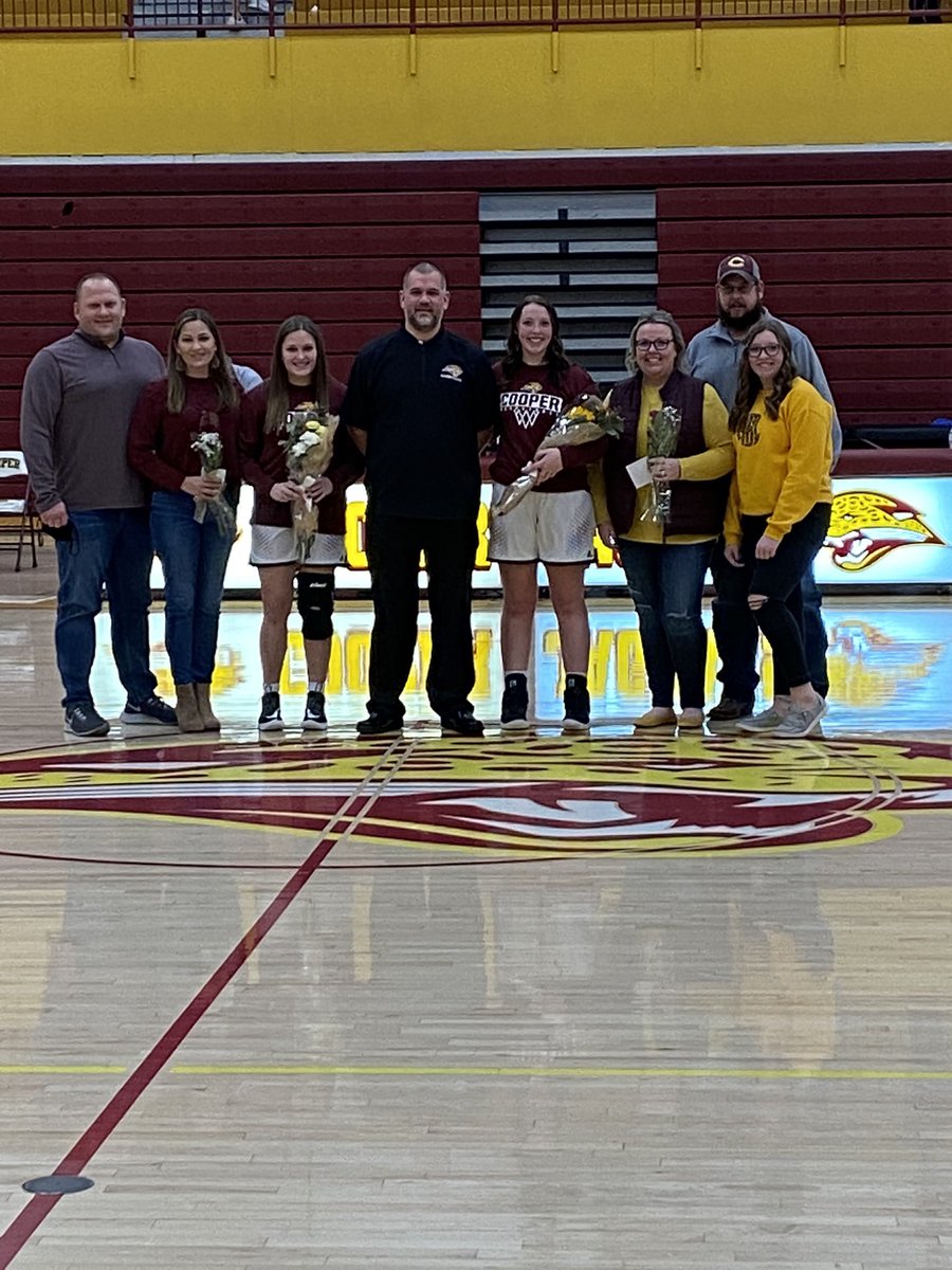 RCHS_Jaguars's tweet photo. This weekend we celebrated our women’s basketball seniors:  Rylie Berryman and Morgan Braun.  We recognized their dedication, commitment and leadership to the team and our school.  Go Lady Jags! https://t.co/fDeYHpnxcu