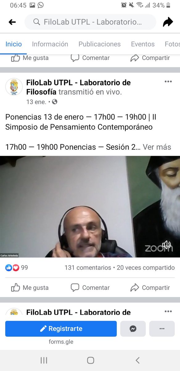 DavidCh55732503's tweet photo. El Dr. Estefano Santasilia  nos enseña el estudio de la fenomenologia religiosa  al manisfestarse a la consiencia , tenemos q asemejarnos a lo divino de lo que se nos han impuesto a lo largo de nuestara vidad para enterder lo real de lo ireal https://t.co/h3nkn1m89X