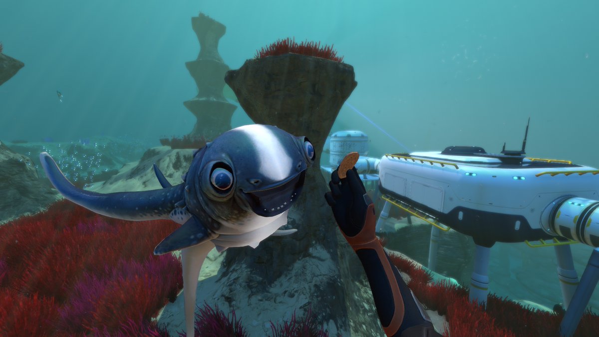 Diving in deeper than ever before in Subnautica today. 