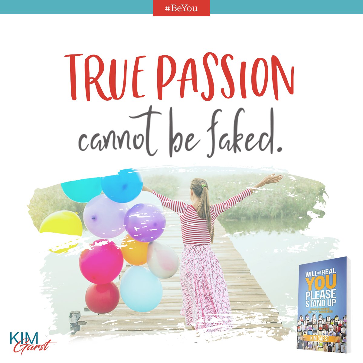 kimgarst's tweet photo. True passion cannot be faked. #BeYou https://t.co/2Fcdcoe7qC https://t.co/2A17sBKq4u