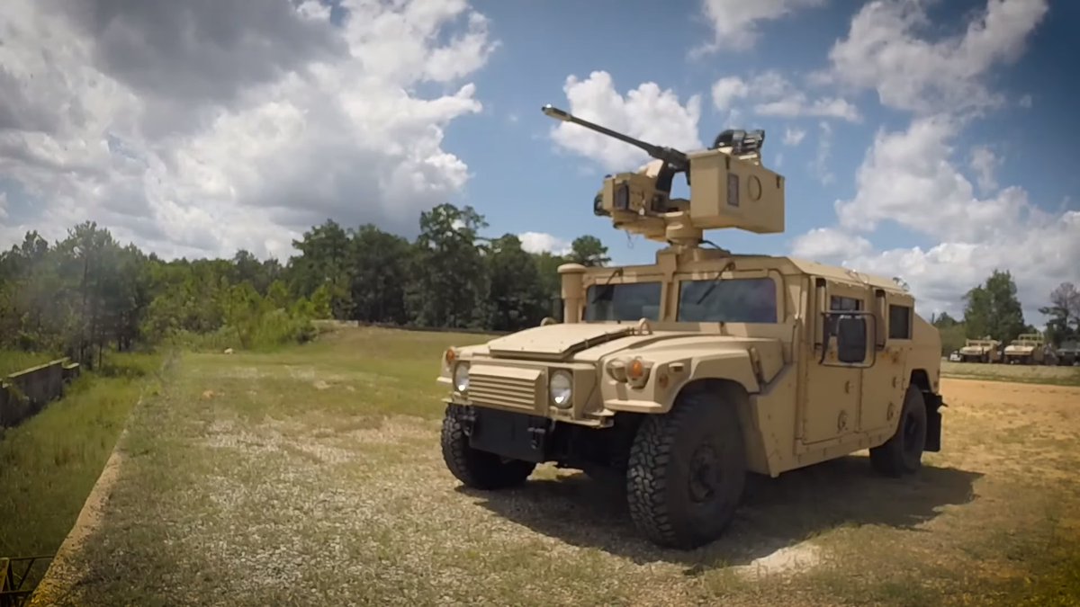 AM General HMMWV ETL-R (Enhanced Tactical Lethality-Remote) equipped ...