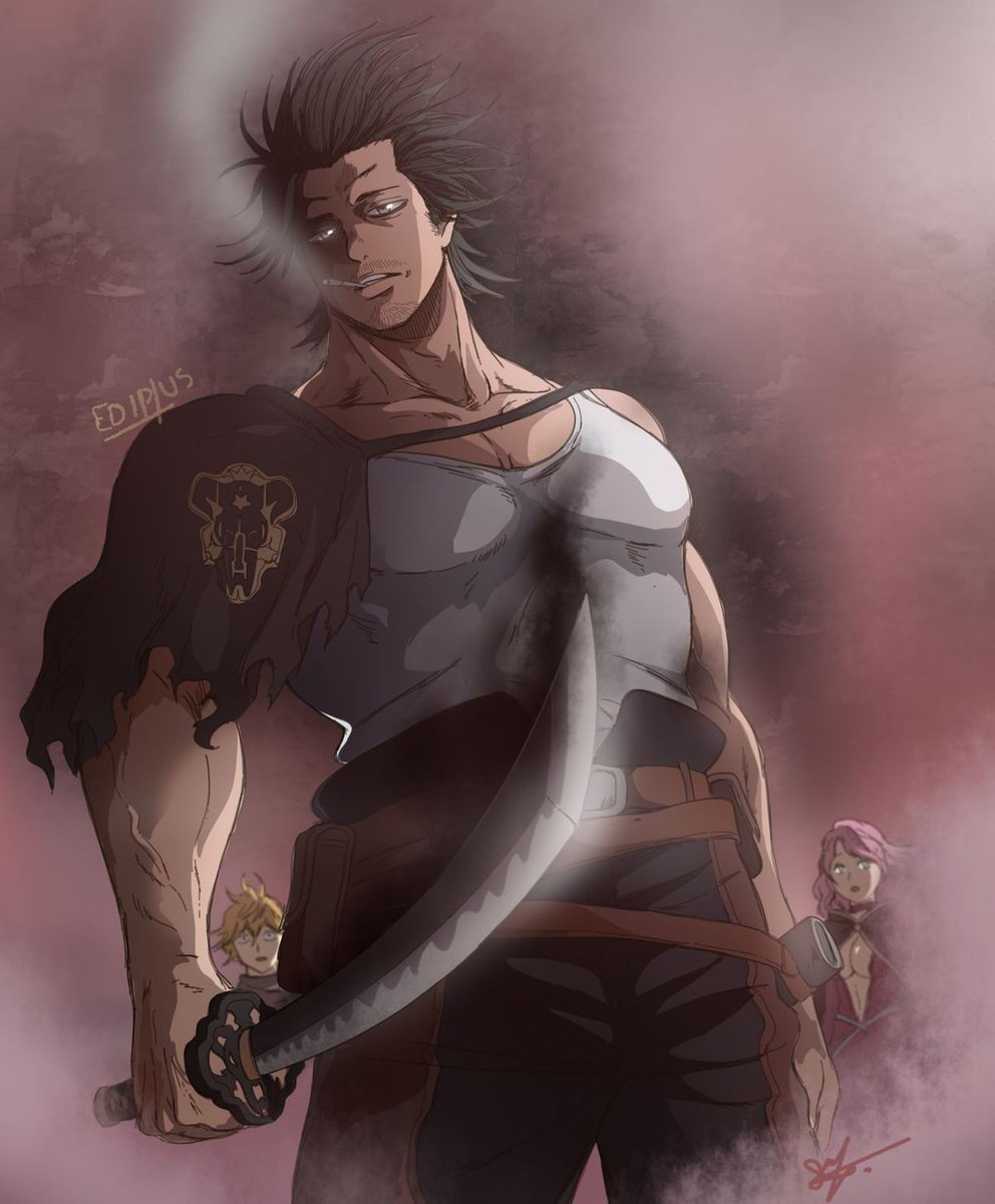8: swordsmanCaptain yami(black clover) vs Roronoa zoro(one piece)