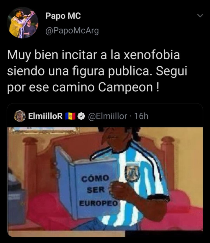 detelix's tweet photo. @Elmiillor Gordo forro, algunos dicen que mal tipo... 😔 https://t.co/jg8PdOKFBM