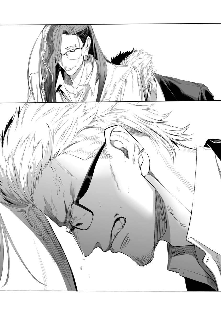 【#ごくどう】挿絵を描きましたー!
千寿バサラ(万虎政)と有馬ニア。極誠会分裂と我妻史親の死後を経て大切なものを失ったふたりのお話。 

原作・挿絵:RH
SS:むっちゃん( @mutsumi_TRMT  ) 

おたがいさま。【いちおうバサ×ニア】 https://t.co/ciOPdv1ph9 @_m_u_t_s_u_より https://t.co/YDhPtO6SSq