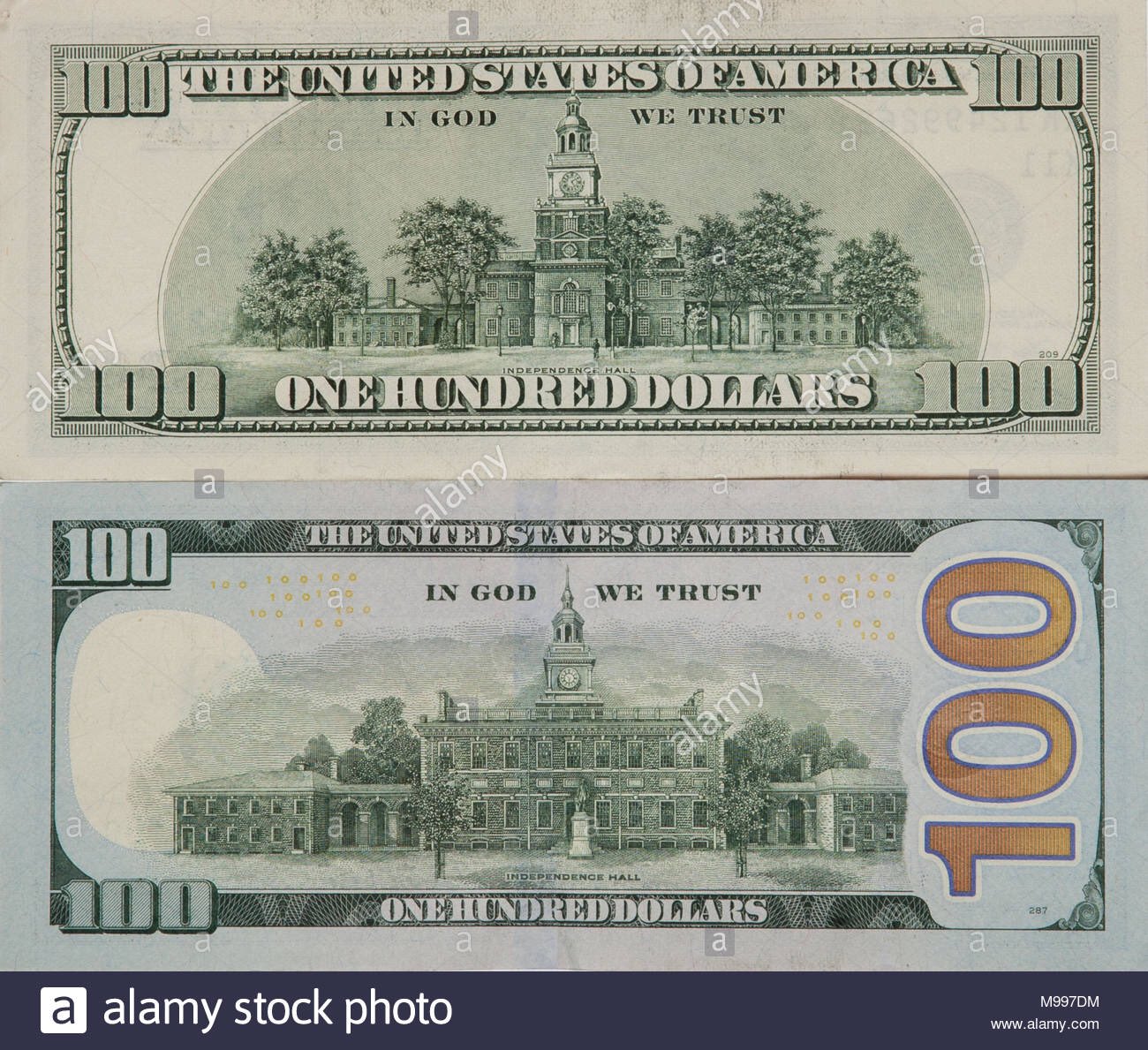 Доллар новые и старые купюры. 100 Долларов Обратная сторона. Обратная сторона 100 долларовой купюры.