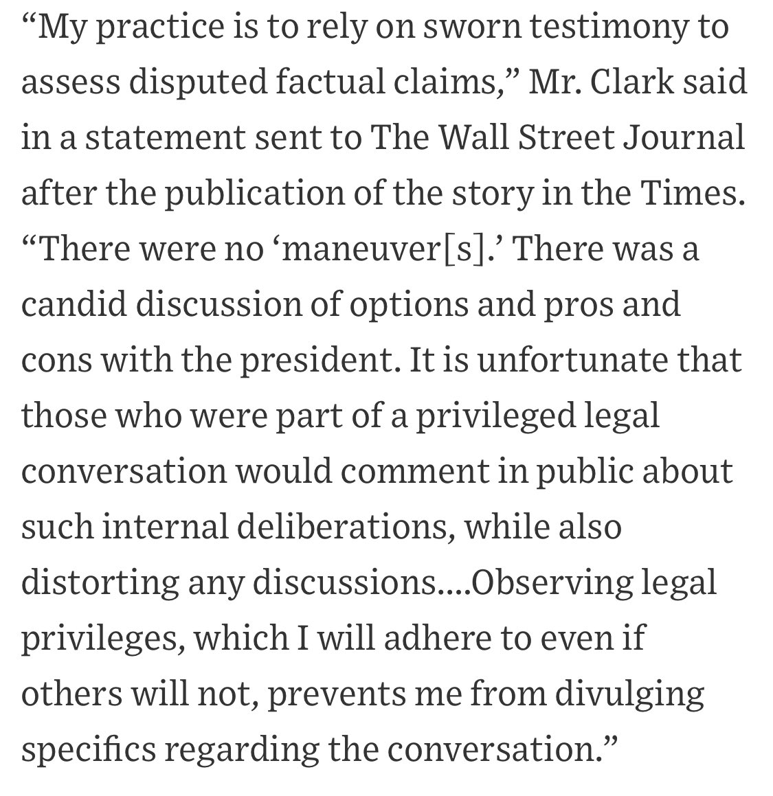 Full statement and important disclaimer. People are all ready to excommunicate Clark. /9