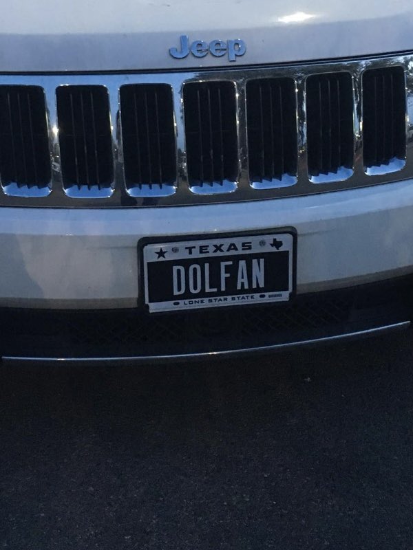 Fins Twitter....I live in Texas &amp; a huge Fins fan. 
I mean, look at my license plate. 
Frankly it’s demotivating to post with 42 followers. 
Life’s too short to avoid asking for what you want. 
I’d love a retweet &amp; follow. I’ll return the follow. <a href="/ian693/">Big E</a> <a href="/GrindingTheTape/">GrindingTheTape</a> #finsup