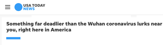24 Jan 2020: 'The virus is influenza, and it poses a far greater threat to Americans than the coronavirus from China'