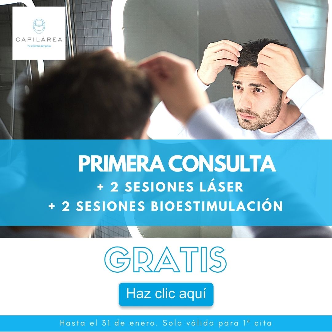 Capilarea's tweet image. ESTE MES GRATIS: CONSULTA +  ANÁLISIS CAPILAR + 2 SESIONES LÁSER + 2 SESIONES BIOESTIMULACIÓN ‼
#PRP, #Dutasterida, #Minoxidil, #injertocapilar
Solo hasta el 31 de enero.
¡Infórmate! 
ow.ly/54qS50Dejwe
☎️ 91 755 85 85 
WhatsApp: 626 475 299
#clinicacapilar #alopecia