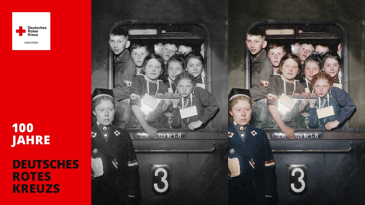 drksachsen's tweet photo. Heute wird das Deutsche Rote Kreuz 100 Jahre! 🥳

#DRK #RotesKreuz #Ehrenamt #RedCross #Gemeinschaft #SetzeEinZeichen #Menschlichkeit #Wohlfahrt #Sozial https://t.co/Vfefus9f3p