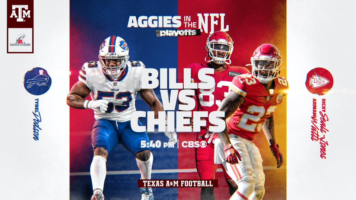 A trip to #SuperBowlLV is on the line. 💍

#NFLAggies | #GigEm 👍