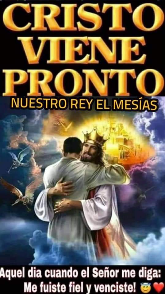 AlientoWords787's tweet photo. Que hermoso ese día cuando por fin estaremos con Él!! Dios nos ayude a cada día poder amarle y honrarlo como se merece!! Anhelo tanto ese día!! Cuantos dicen conmigo: Si!! Ven Señor Jesús!! 🙌🏼❤ https://t.co/B4K3vPD7SR