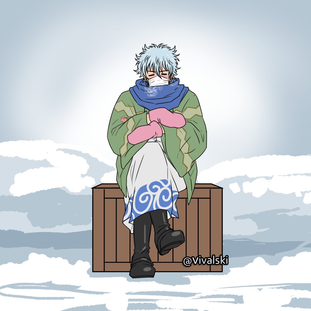 Gin-chan is cold #Gintama 