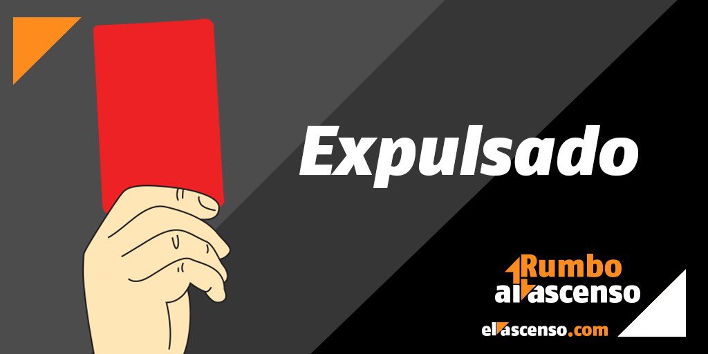 POR PRIMERA VEZ EN 7 PARTIDOS DIRIGIDOS POR EL TORNEO DE SEGUNDA DIVISIÓN EL ÁRBITRO DANIEL RODRÍGUEZ EXPULSÓ  FUTBOLISTAS ( YA QUE FUERON 2  LOS EXPULSADOS ),EN LOS 6 PARTIDOS ANTERIORES QUE DIRIGIÓ SOLAMENTE HABÍA MOSTRADO TARJETAS AMARILLAS.