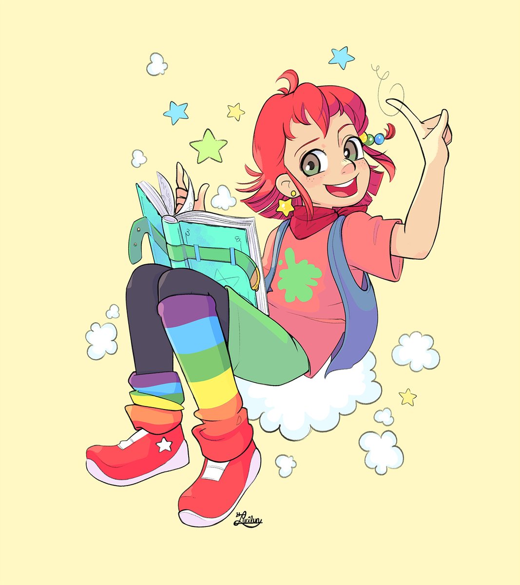 lucilua_'s tweet photo. KIKA❤️ I felt very nostalgic while I was drawing her...
I remember that, when I was a child, I really wanted to write a letter to Knister to thanks for creating my favorite book 😭 #kikasuperbruja #lillithewitch #hexelilli @knister_com https://t.co/aRU99fGE1Z