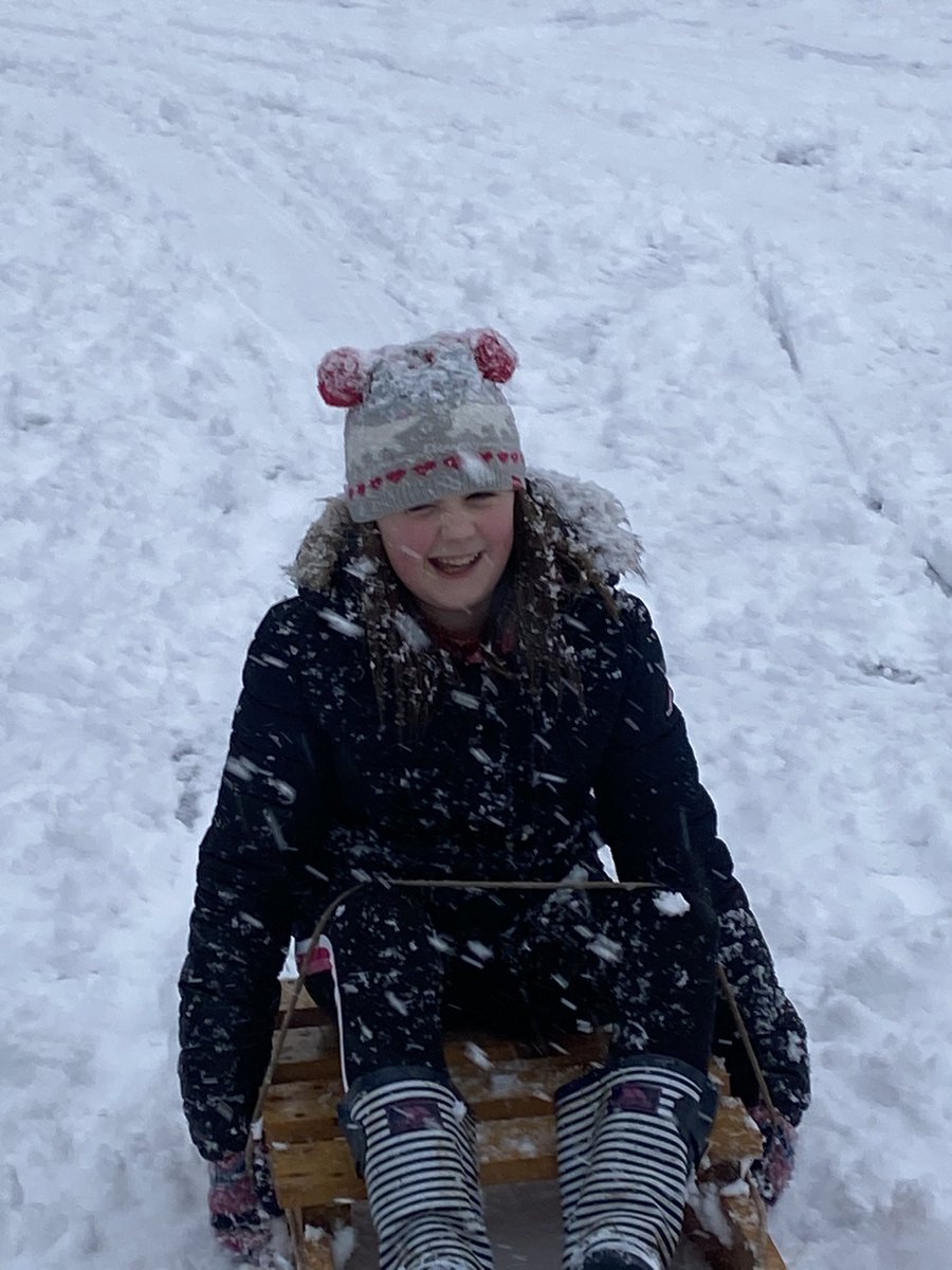 The Stephenson snow family.  Needed more of a hill for the sledge though #snow ☃️⛄️❄️