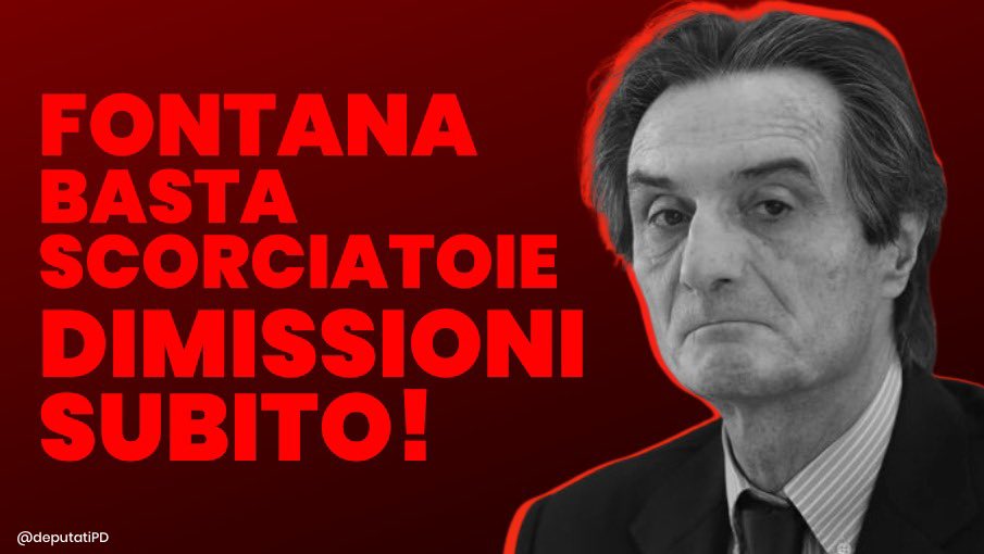 Deputatipd's tweet photo. Cosa ci fate ancora seduti in Regione Lombardia?
Siete responsabili della perdita di centinaia di milioni di euro per milioni di lombardi e di molti giorni in più di zona rossa. 
Una responsabilità che vi dovrebbe fare alzare e dimettere.

@emanuelefiano https://t.co/TCN3lJ7Mw5