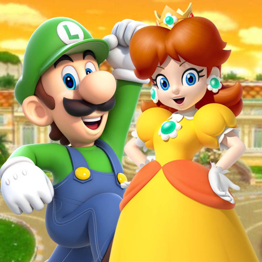 Luigi (Blue) X Daisy (Pink). @swirlseypop. pic.twitter.com/GGIAaTgDcw. 