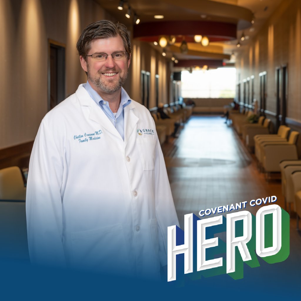 Today, we recognize Dr. Chetlen Crossnoe as a COVID Hero. Thank you Dr. Crossnoe for sharing your knowledge with us and our patients throughout the pandemic. We couldn't do it without you! #COVIDHeroes