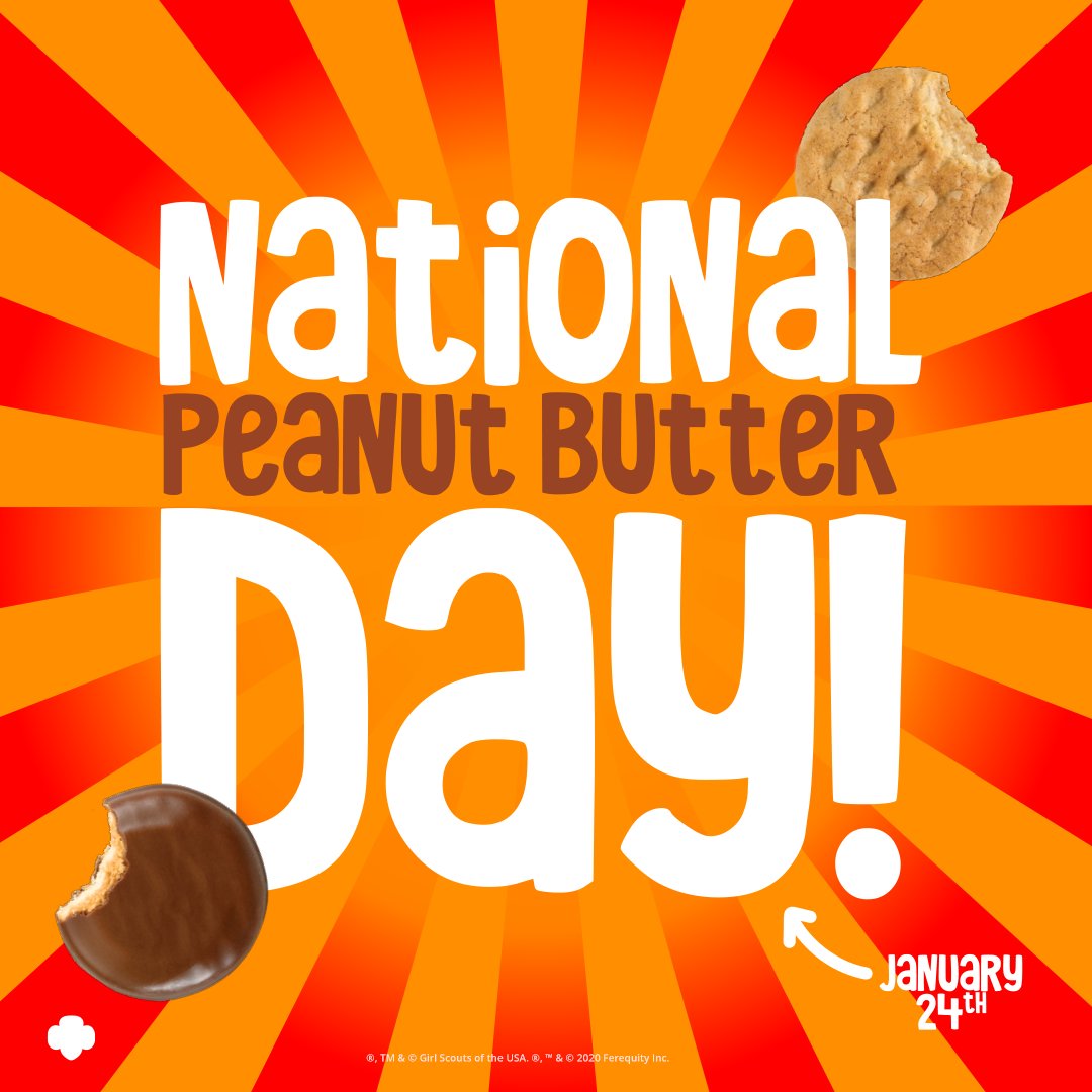 Enjoy some Do-si-dos today! #NationalPeanutButterDay #ThinkOutsideTheCookieBox #CreateMomentsofJoy #gsnetx #cookies #dosidos #BecauseIGirlScout