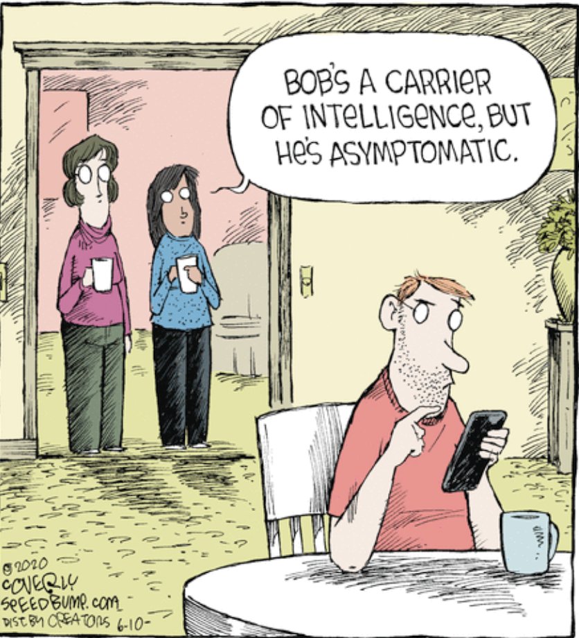 10. My favorite cartoon on asymptomatic carriers :-), by  @speedbumpcomic