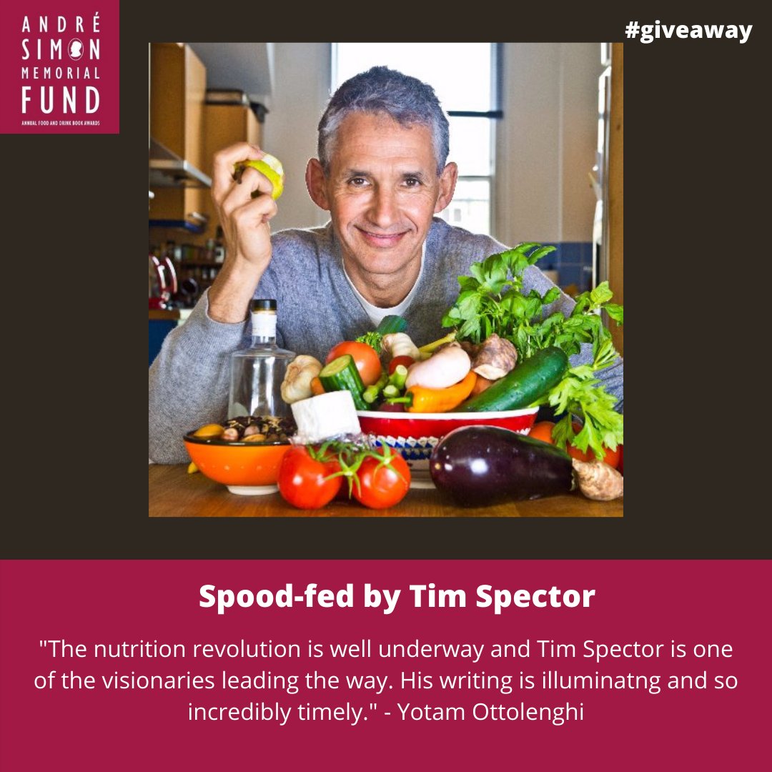 #giveaway time! In twenty-two myth-busting chapters, Tim Spector’s Spoon-Fed reveals why almost everything we’ve been told about food is wrong! Follow us, like and re-tweet this post for a chance to win the book. @VintageBooks @JonathanCape @TimSpector #andresimonlonglist2020