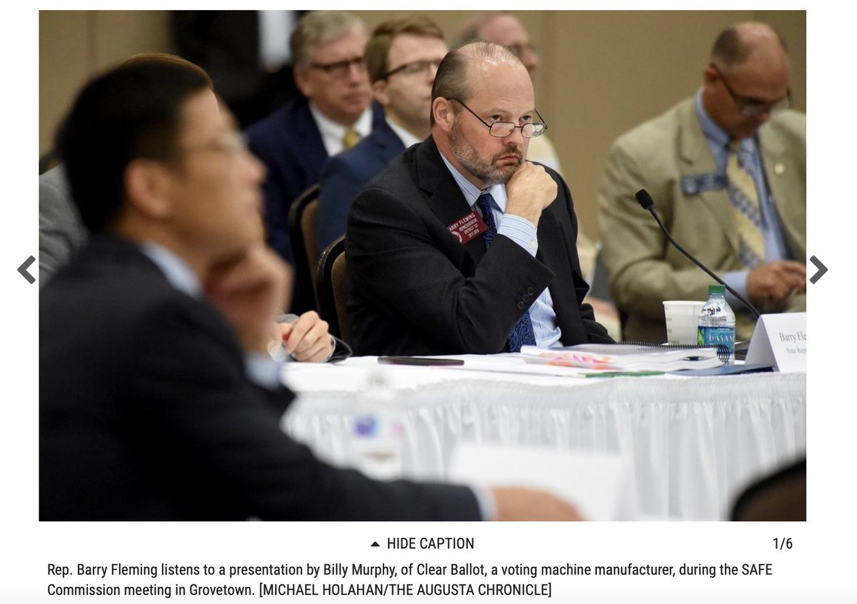 14/ Sadly, Rep. Barry Fleming who rammed through HB316 with his lies has been named Chair of "Election Integrity" committee, signaling that GA is NOT to become more transparent nor run auditable elections, even with the nation torn apart because of GA election problems.