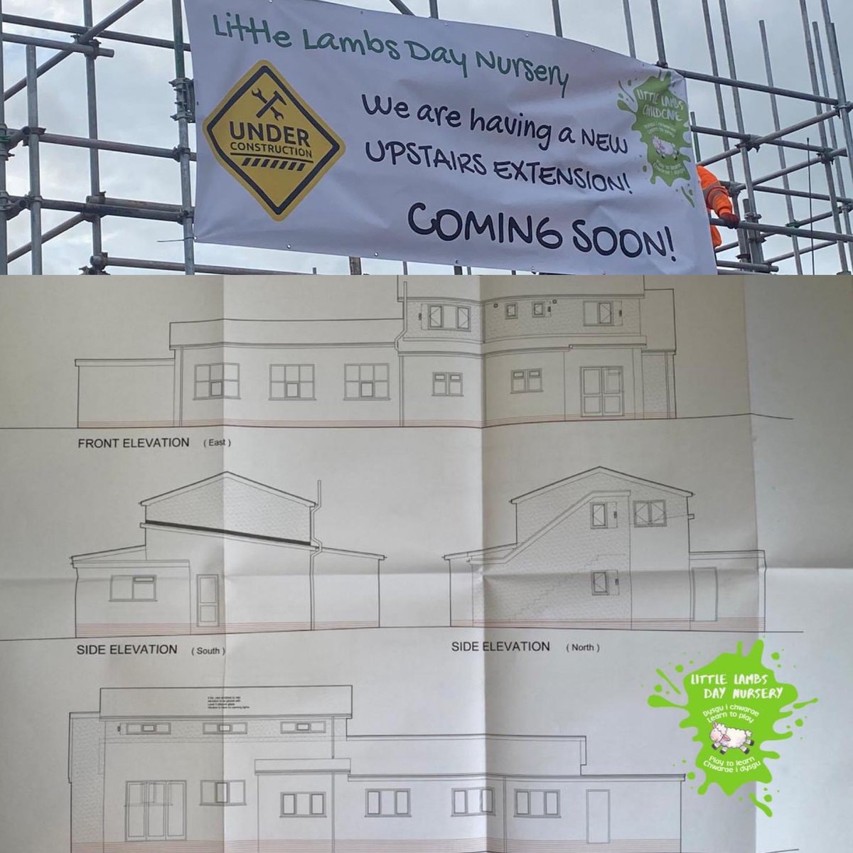 🚨 SNEAK PEEK ALERT 🚨
We will keep you posted on the adventure.... 

#littlelambs #nurserylife #renovation #buildingwork #nurseryinprogress #conwy #buildersatwork #renovationproject #improveyournursery #wearegoingup #afterschoolclub #comingsoon #dreambog #dreamsdocometrue