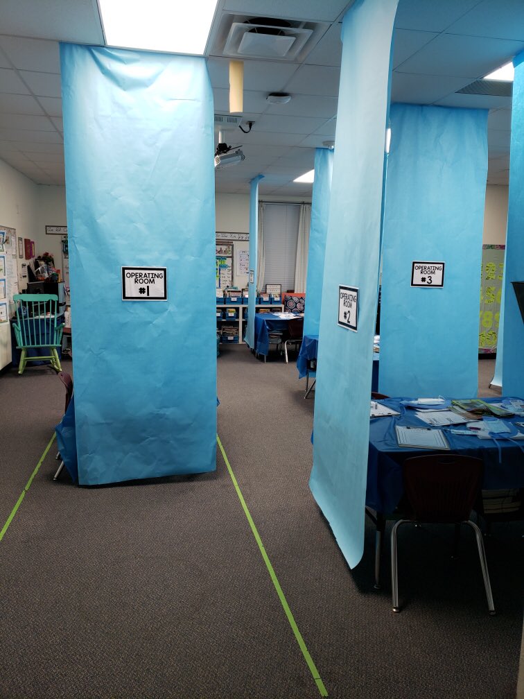 GoshenCreek's tweet photo. We had some teachers putting in extra hours this weekend to prepare a special day for our kiddos! #roomtransformation #bethewildcard #gcessuperheroes https://t.co/hejlaJTB4g