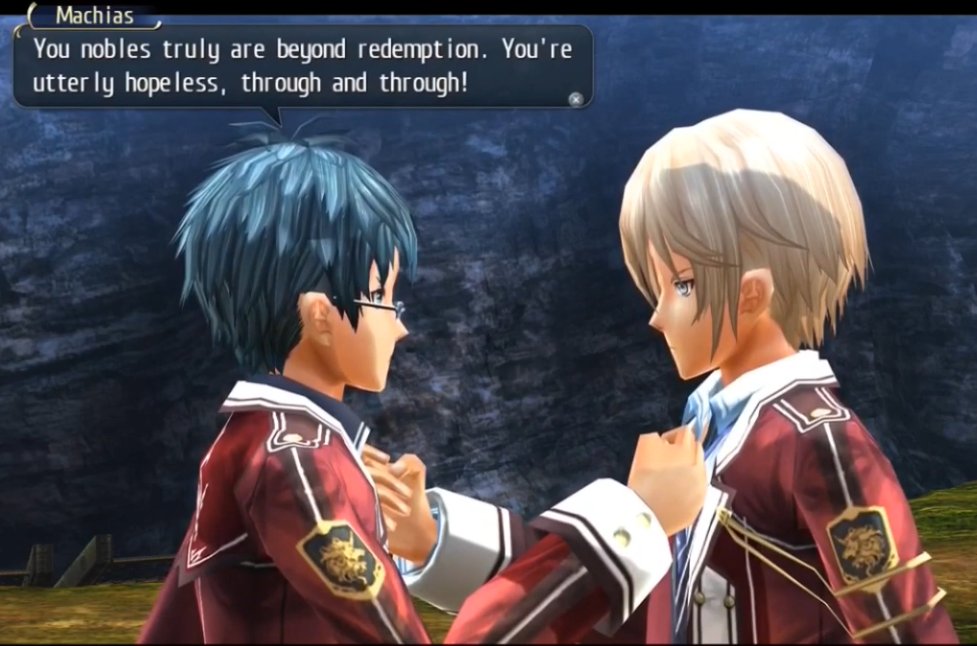 »»—-　Each hero's past matters　—-««Both in the case of "big" threads (eg Joshua's or Rutger's), and in the characters' references to each other (Jusis-Machias or Laura-Fie). It very often emerges at completely unexpected moments, bringing interesting surprises and experiences.