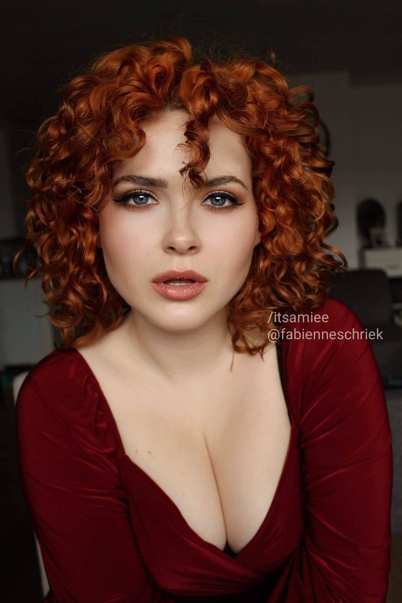 Curvy red head